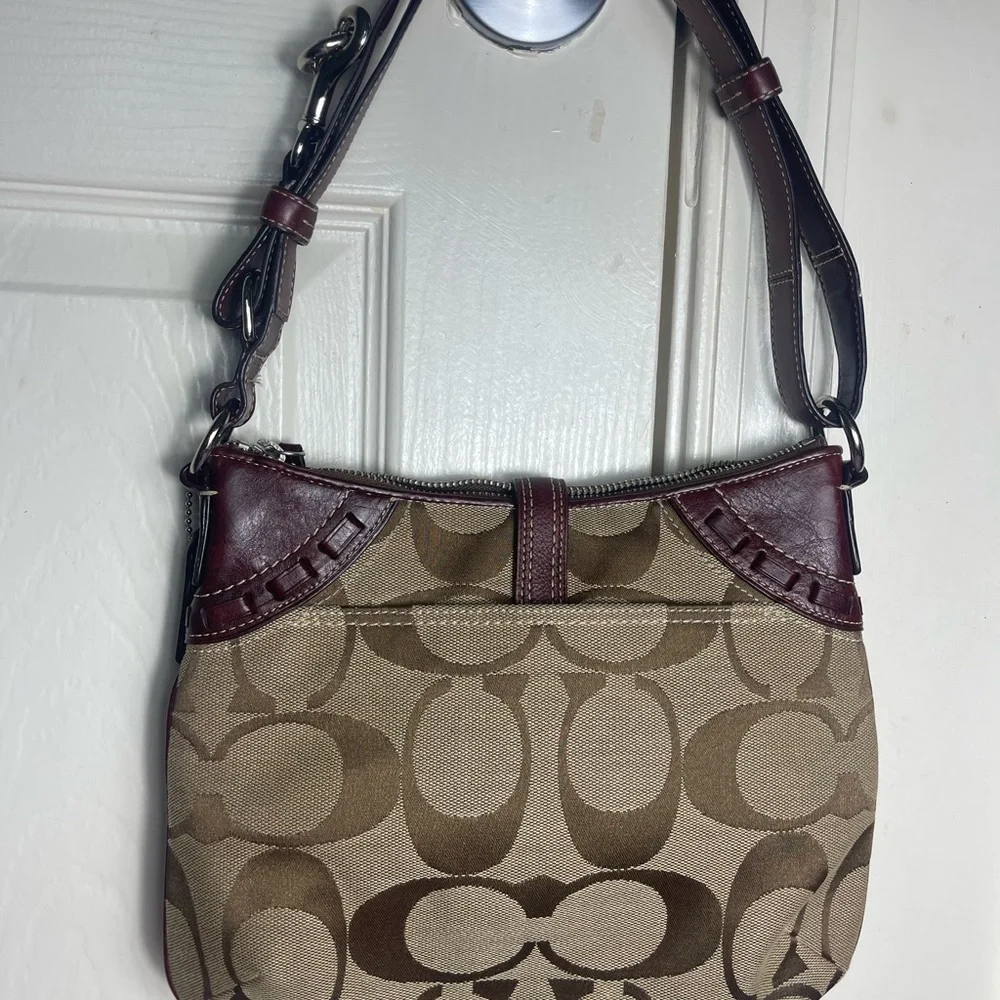 Coach Signature Shoulder Bag - Picture 2 of 8
